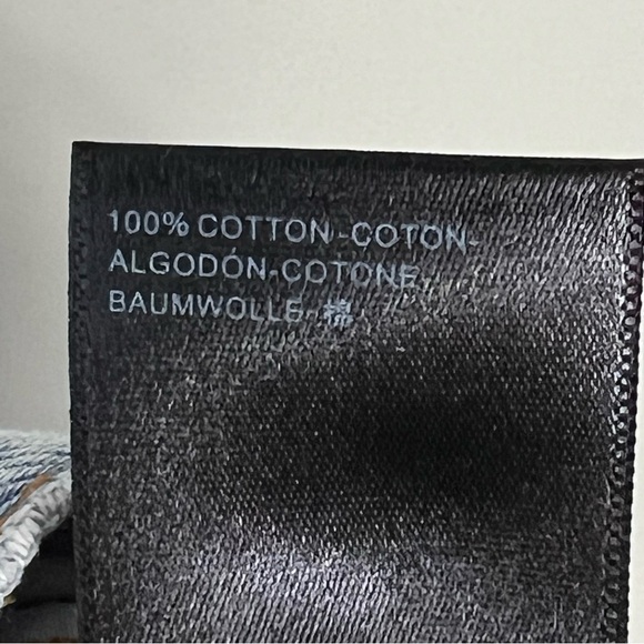 BDG High-Waisted Slim Straight Jean – Floral Patchwork Size 28 Ankle Raw Hem - Picture 12 of 16